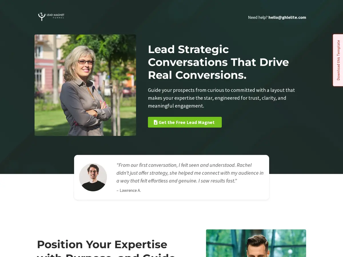 Consulting Lead Magnet Funnel