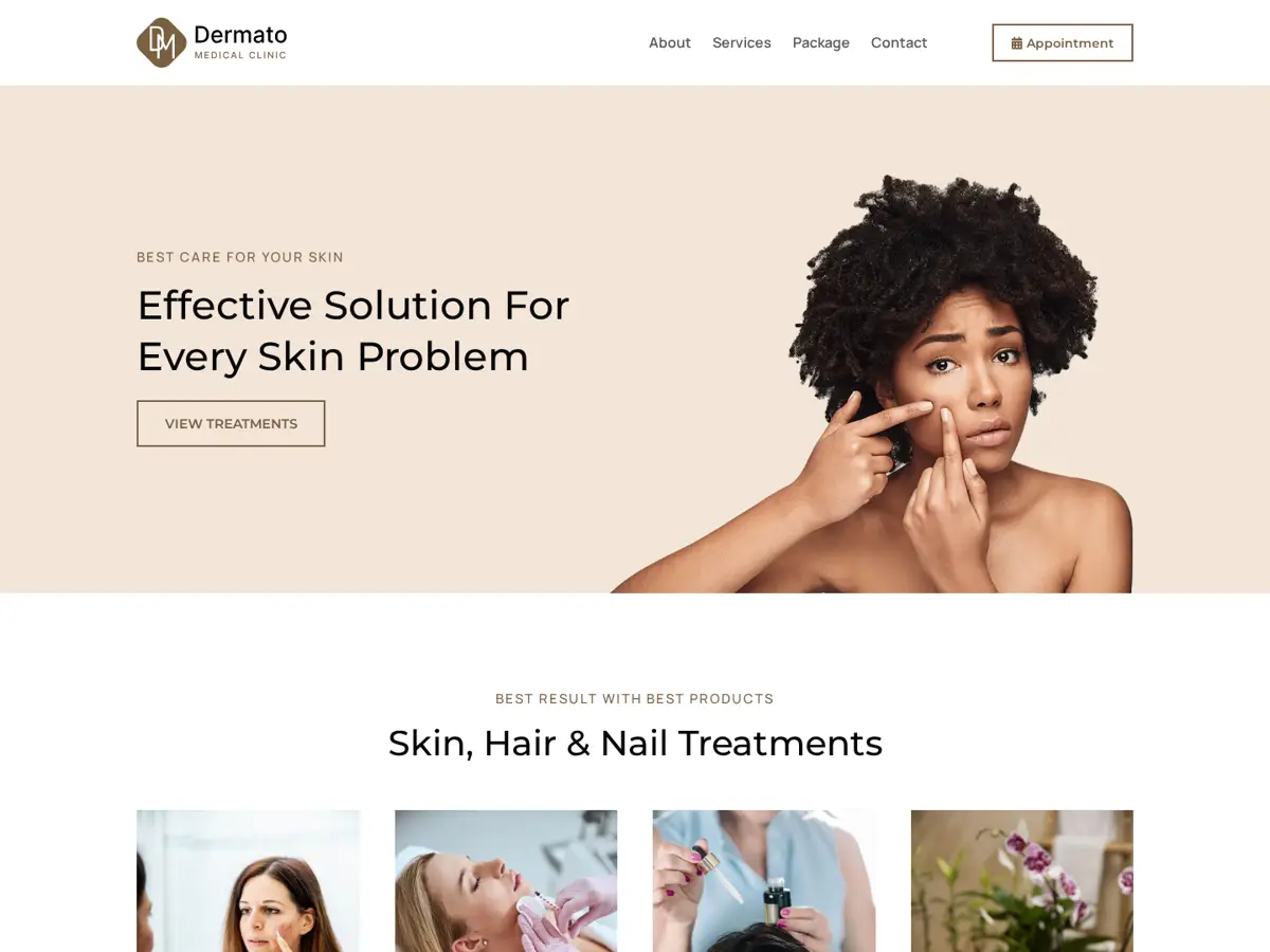 Dermato Medical Clinic Template