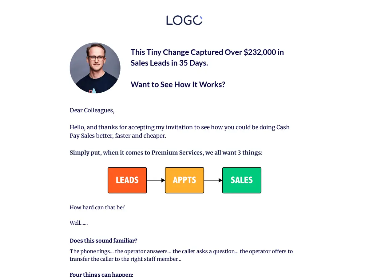Direct Response Sales Letter Funnel