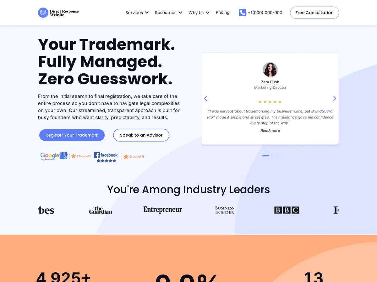 Direct Response Website
