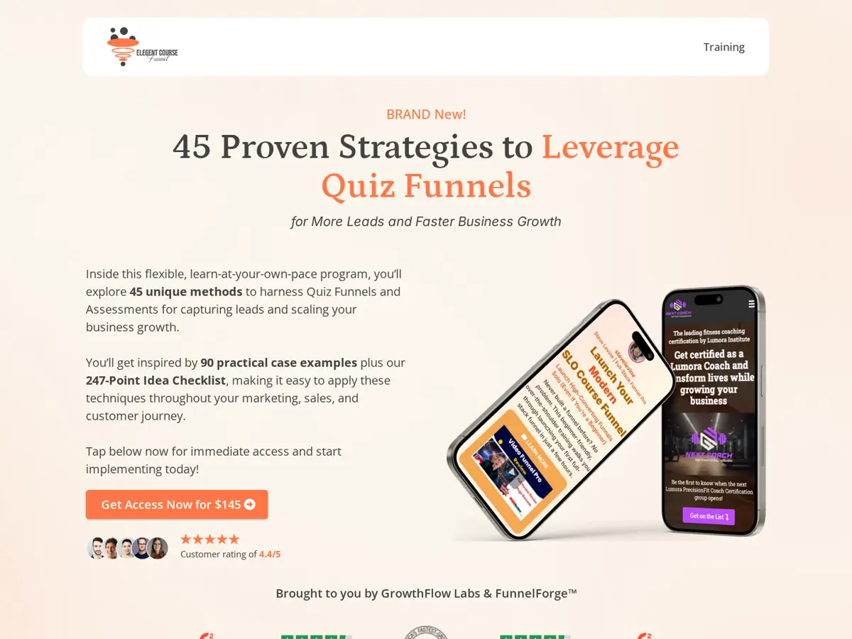 Elegant Course Funnel