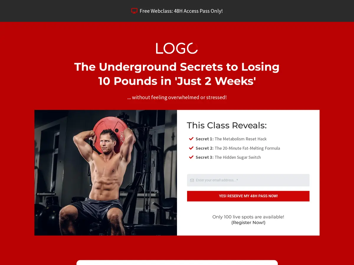 Fitness Webinar Funnel