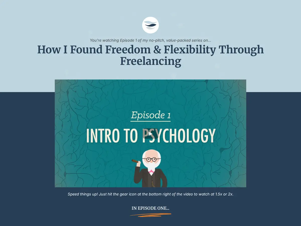 Free Series Opt-in Funnel