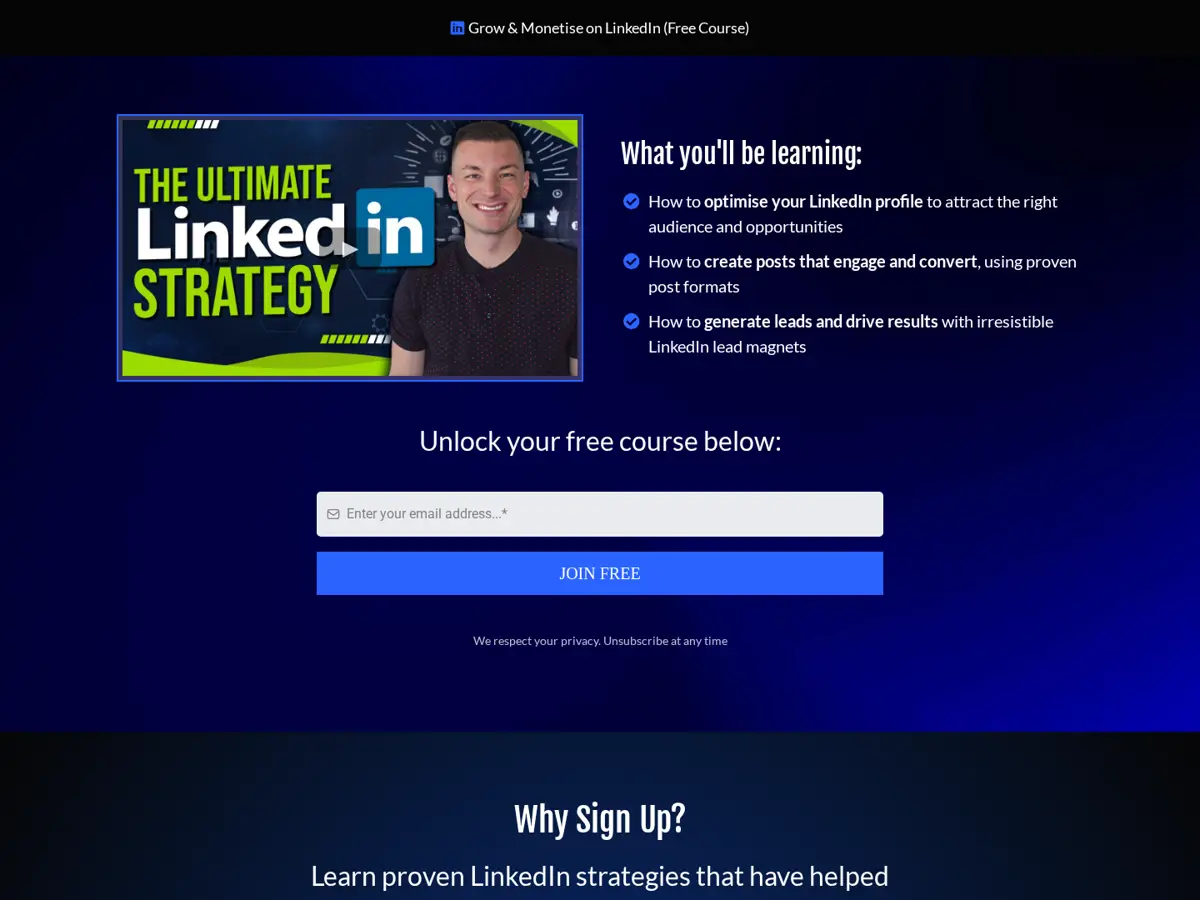 Freemium Course Funnel