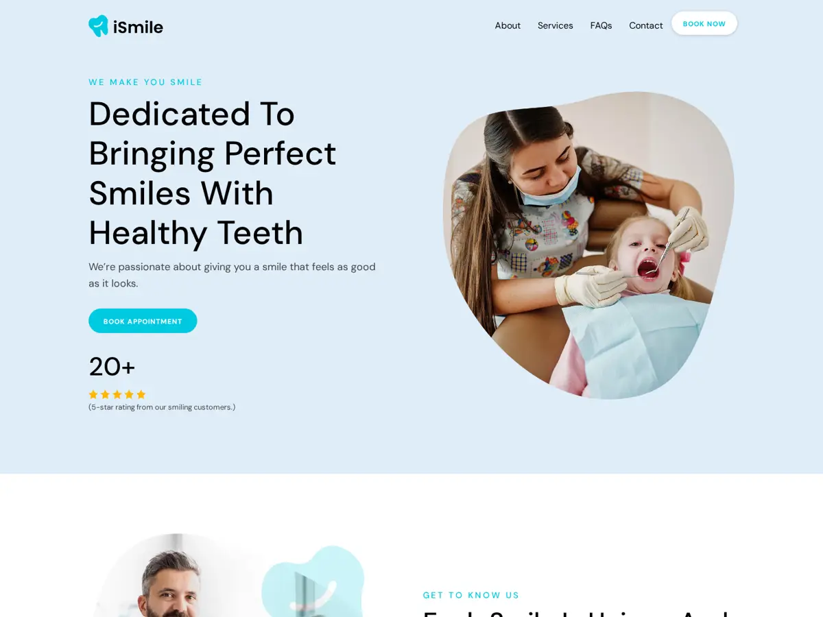 iSmile Dental Clinic Template