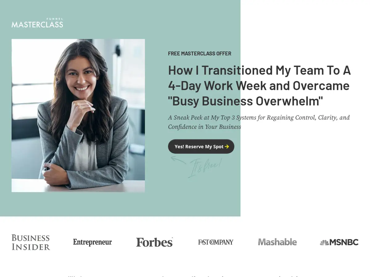 Masterclass Funnel