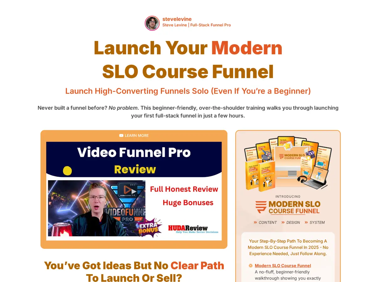Modern SLO Course Funnel