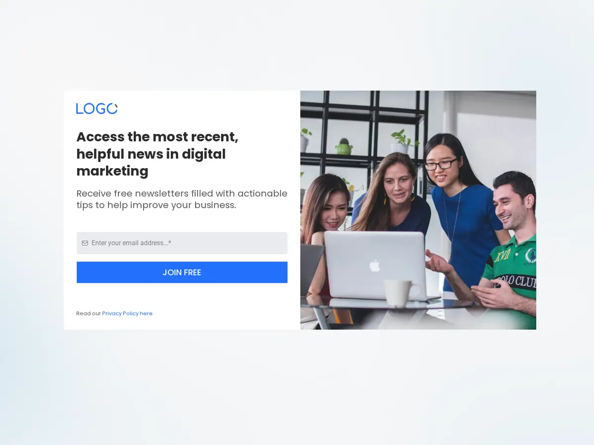Newsletter Subscription Funnel