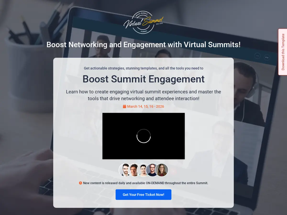 Virtual Summit Mega Bundle Funnel