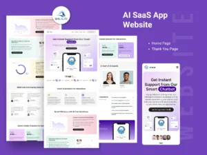 AI SaaS App Website