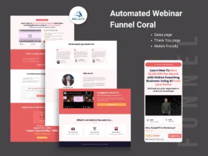 Automated Webinar Funnel Coral