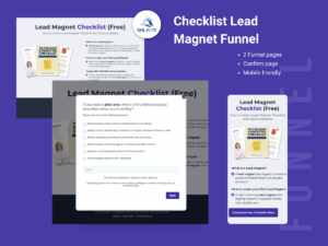 Checklist Lead Magnet Funnel