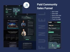 Paid Community Sales Funnel