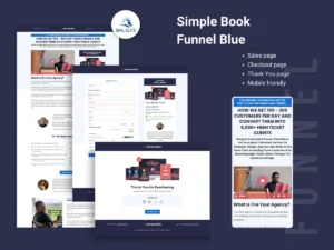 Simple Book Funnel Blue