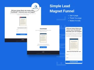 Simple Lead Magnet Funnel
