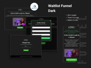 Waitlist Funnel Dark